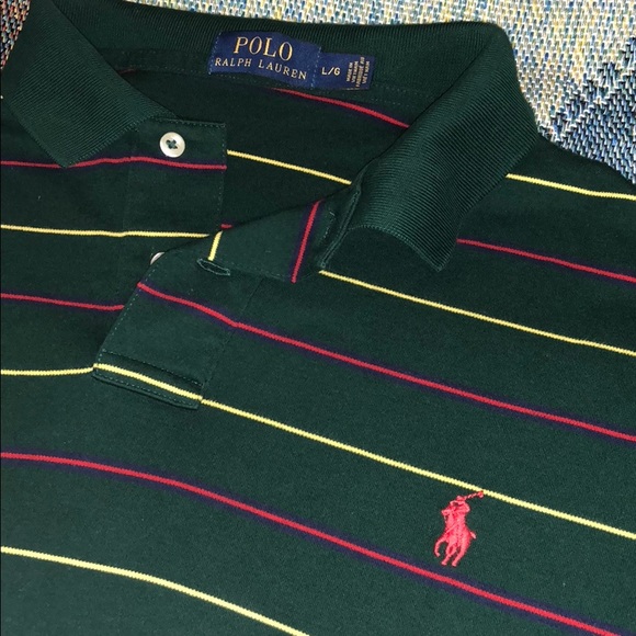 hunter green ralph lauren polo shirt